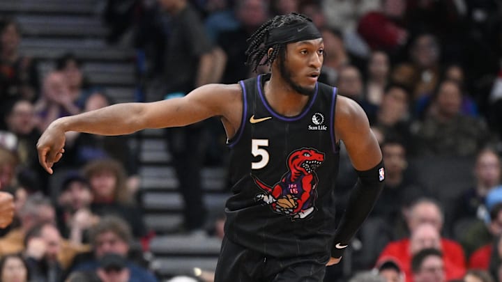 Toronto Raptors guard Immanuel Quickley