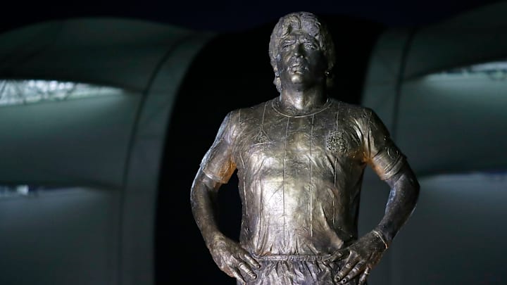 Estatua de Diego Armando Maradona.