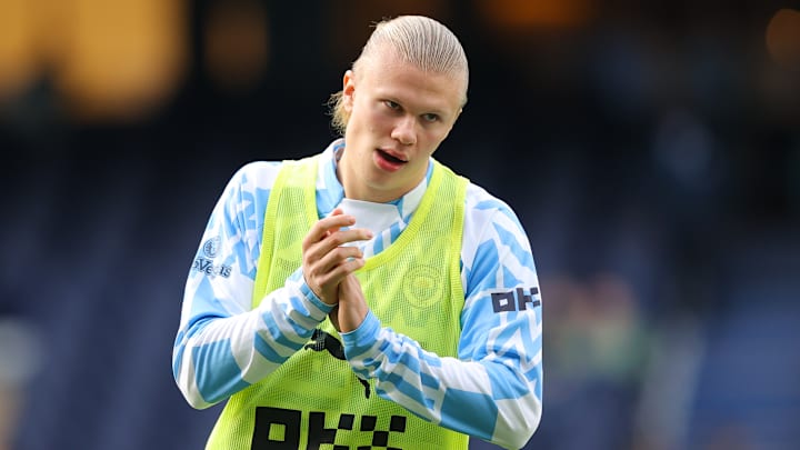 Erling Haaland en entrenamientos precompetitivos