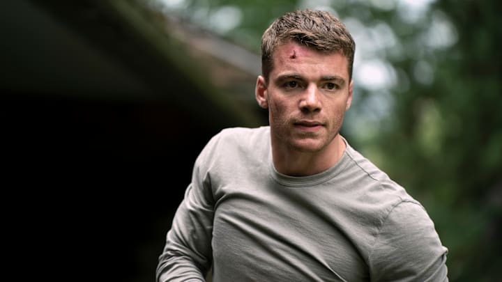 The Night Agent. Gabriel Basso as Peter Sutherland in episode 110 of The Night Agent. Cr. Dan Power/Netflix © 2023