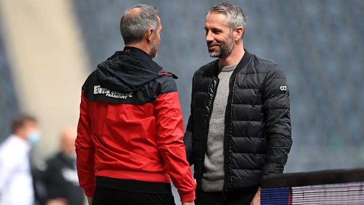 Marco Rose und Adi Hütter haben derzeit keinen Job