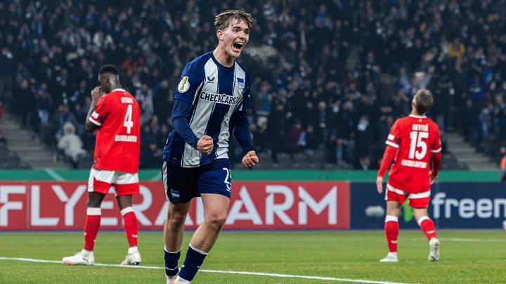 Steht im Zentrum eines wilden Transfer-Pokers zwischen Liverpool und Leverkusen: Hertha-Talent Kennet Eichhorn