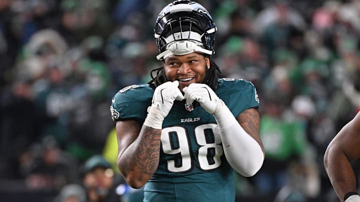 Philadelphia Eagles defensive tackle Jalen Carter Philadelphia Eagles defensive tackle Jalen Carter