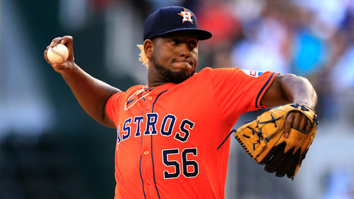 Houston Astros pitcher Ronel Blanco