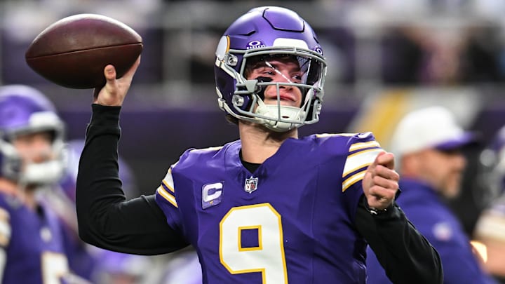 The Vikings are among a number of teams who could be looking to add to their quarterback room this offseason.