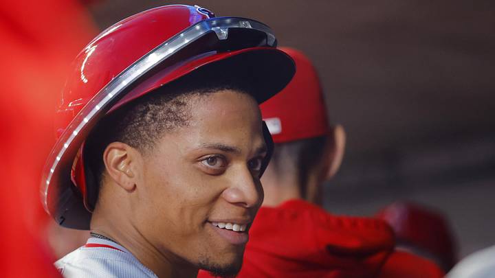 Sep 11, 2024; Minneapolis, Minnesota, USA; Los Angeles Angels right fielder Jordyn Adams (39) celebrates his solo home run against the Minnesota Twins in the sixth inning at Target Field. Mandatory Credit: Bruce Kluckhohn-Imagn Images Sep 11, 2024; Minneapolis, Minnesota, USA; Los Angeles Angels right fielder Jordyn Adams (39) celebrates his solo home run against the Minnesota Twins in the sixth inning at Target Field. Mandatory Credit: Bruce Kluckhohn-Imagn Images