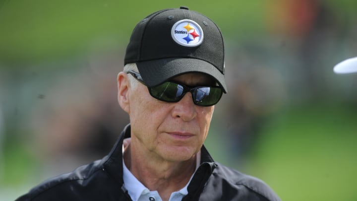 Jul 27, 2018; Latrobe, PA, USA; Pittsburgh Steelers president Art Rooney II during training camp at St. Vincent College. Mandatory Credit: Philip G. Pavely-USA TODAY Sports