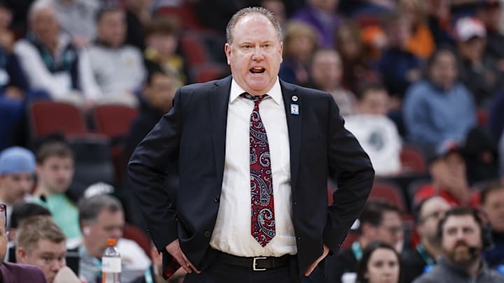 Wisconsin Badgers head coach Greg Gard.