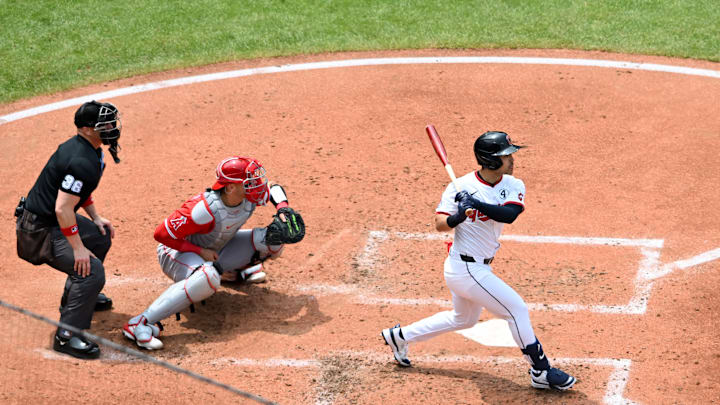 Los Angeles Angels v Cleveland Guardians Los Angeles Angels v Cleveland Guardians