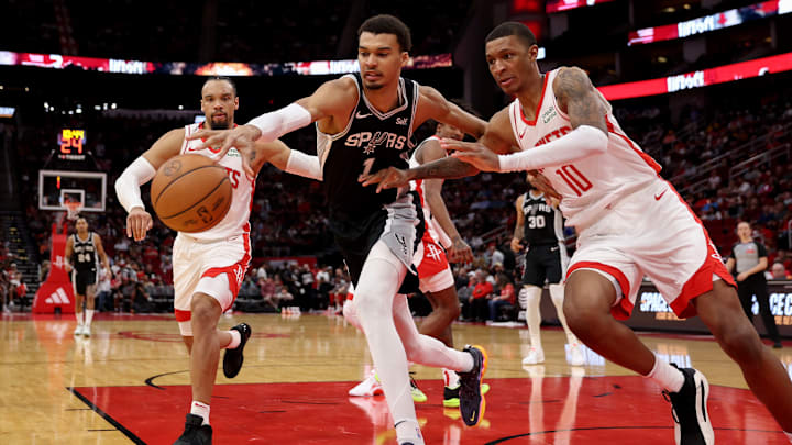 Jabari Smith Jr., Dillon Brooks, Victor Wembanyama