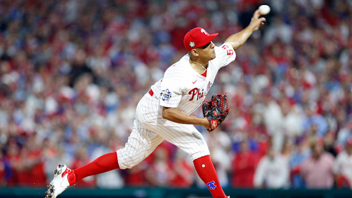Ranger Suarez tuvo una gran salida en el Juego 3 de la Serie Mundial