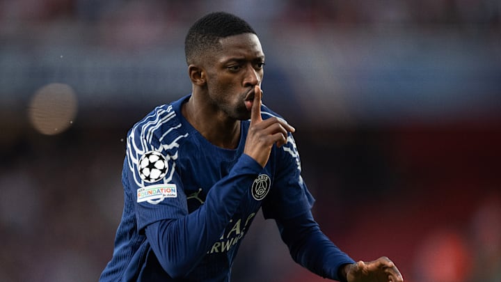 Ousmane Dembélé a inscrit 8 buts et 4 passes décisives en Ligue des Champions, cette saison.