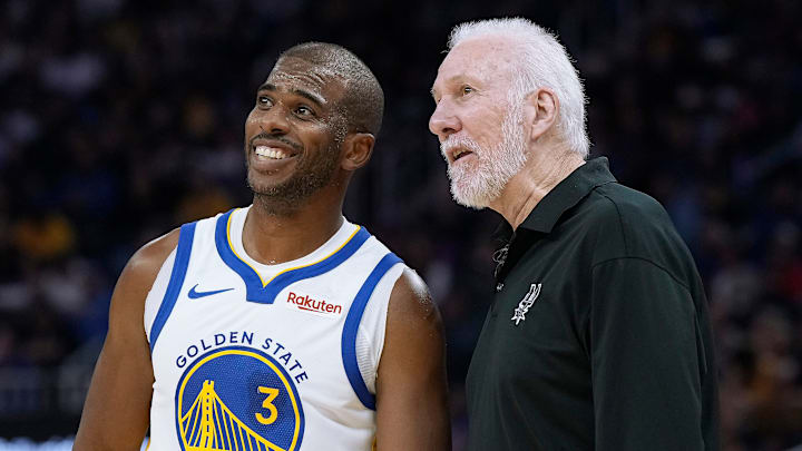 Gregg Popovich, Chris Paul 