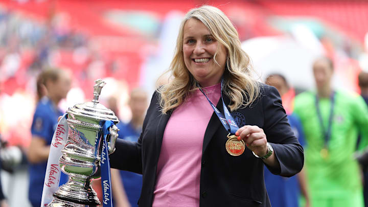 Emma Hayes' Chelsea narrowly retained their Vitality Women's FA Cup trophy last weekend