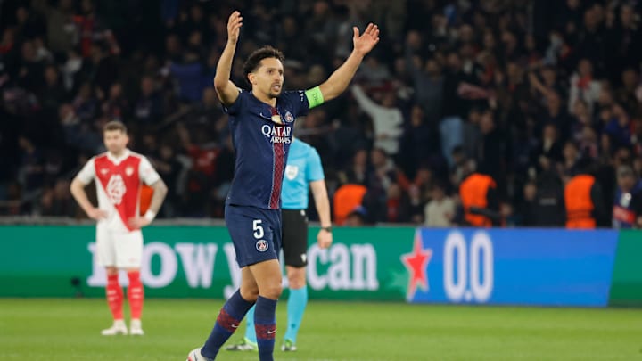 FRANCE-PARIS-FOOTBALL-UEFA CHAMPIONS LEAGUE-PLAY-OFFS-PSG VS MONACO