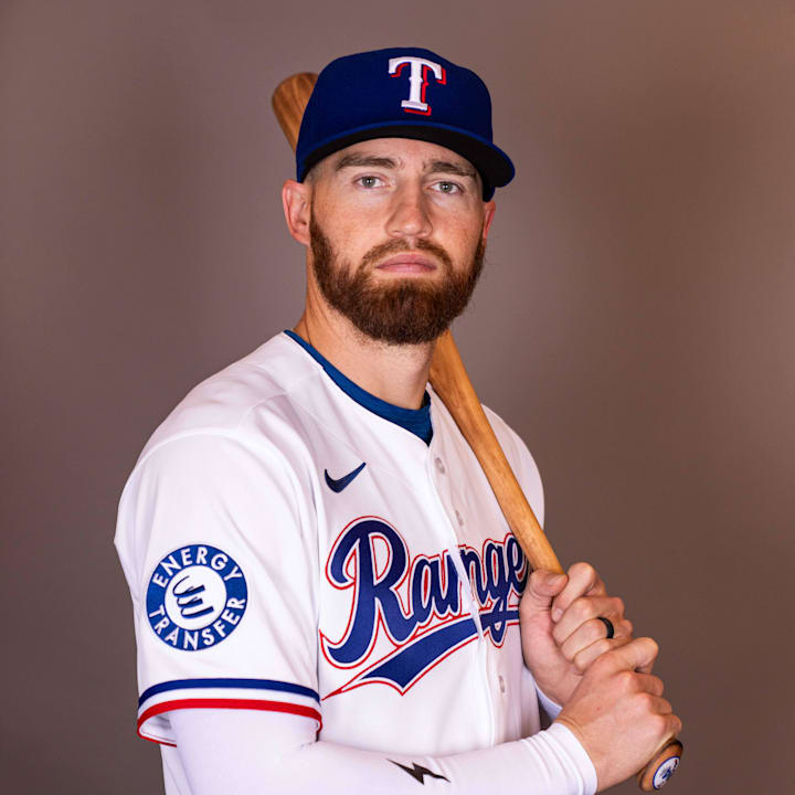 Texas Rangers outfielder Brandon Nimmo Texas Rangers outfielder Brandon Nimmo