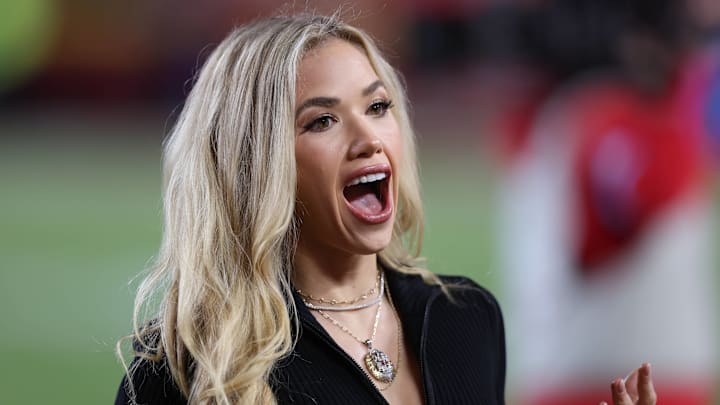 Dec. 8, 2024: Chiefs co-owner's daughter Gracie Hunt  at Arrowhead Stadium.