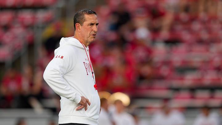 Sep 12, 2026; Madison, Wisconsin, USA; Wisconsin Badgers head coach Luke Fickell. Mandatory Credit: Jeff Hanisch-Imagn Images Sep 12, 2026; Madison, Wisconsin, USA; Wisconsin Badgers head coach Luke Fickell. Mandatory Credit: Jeff Hanisch-Imagn Images