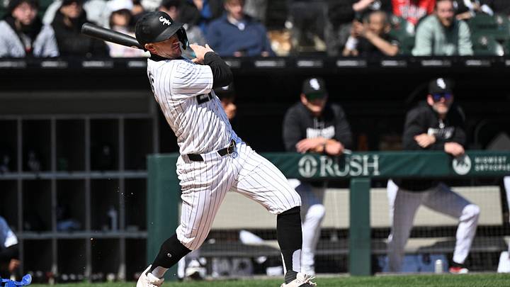 Chicago White Sox left fielder Austin Hays.