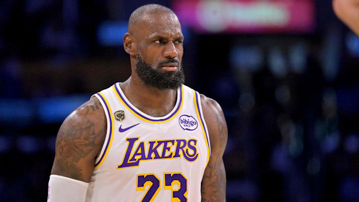 Los Angeles Lakers forward LeBron James.