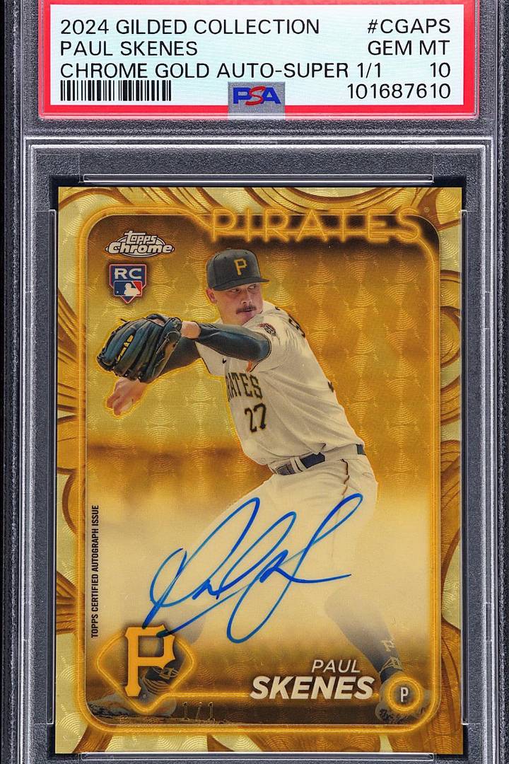 Paul Skenes Superfractor Rookie Card Sells for $111k