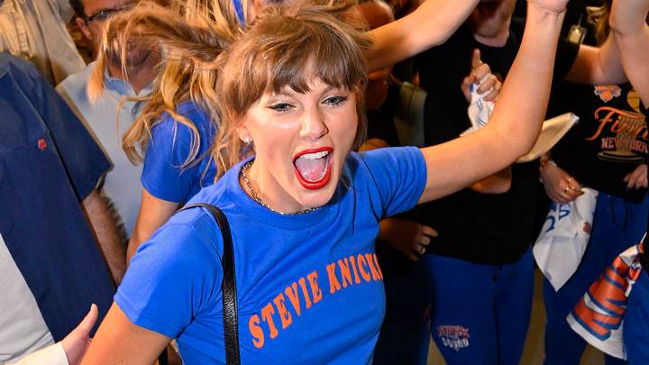 Taylor Swift at the 2026 NBA Finals