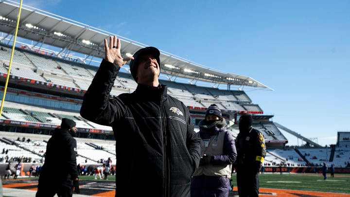 John Harbaugh will begin building his staff once his new 5-year contract with the Giants is signed, sealed and delivered.