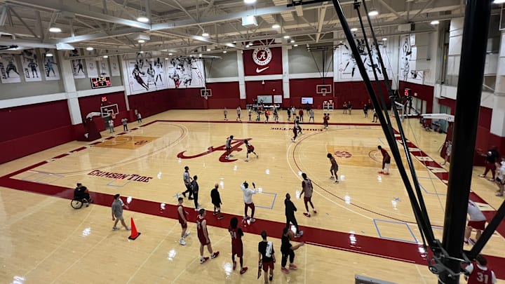 Alabama basketball practice- Sept. 26, 2024 Alabama basketball practice- Sept. 26, 2024