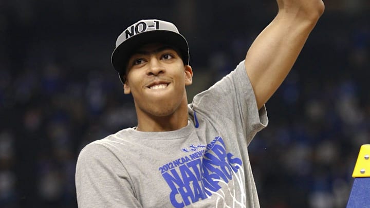 Kentucky's Anthony Davis gets ready to cut down the nets.Apr. 2, 2012

Lcjdc5 64aiymr7xp2trpfjcjs Original