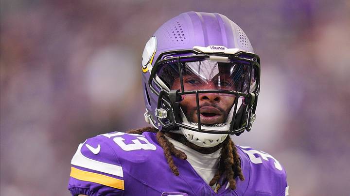 Oct 25, 2026; Minneapolis, Minnesota, USA;  Minnesota Vikings running back Aaron Jones Sr. (33) practices before the game against the Indianapolis Colts at U.S. Bank Stadium.  Mandatory Credit: Brad Rempel-Imagn Images