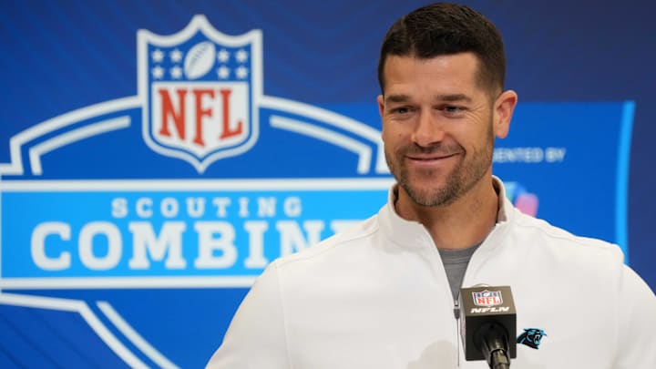 Carolina Panthers coach Dave Canales.