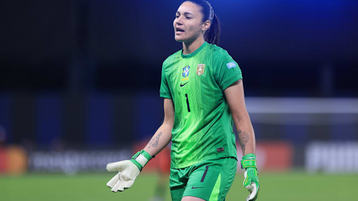 Lorena recebeu o cartão vermelho contra a Colômbia