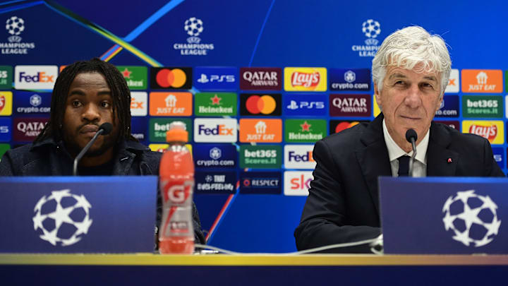 Ademola Lookman und Trainer Gian Piero Gasperini
