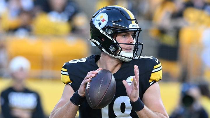 Aug 21, 2026; Pittsburgh, Pennsylvania, USA; Pittsburgh Steelers quarterback Will Howard (18) look to pass against the New York Jets during the first half at Acrisure Stadium. Mandatory Credit: Barry Reeger-Imagn Images Aug 21, 2026; Pittsburgh, Pennsylvania, USA; Pittsburgh Steelers quarterback Will Howard (18) look to pass against the New York Jets during the first half at Acrisure Stadium. Mandatory Credit: Barry Reeger-Imagn Images