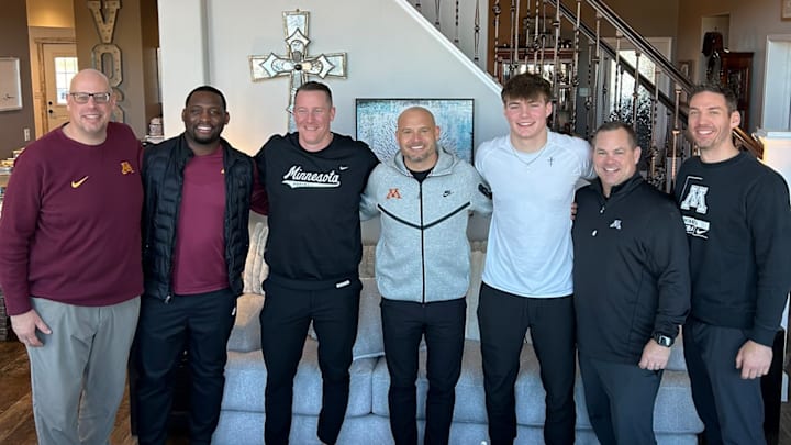 Roman Voss and the entire Gophers offensive coaching staff