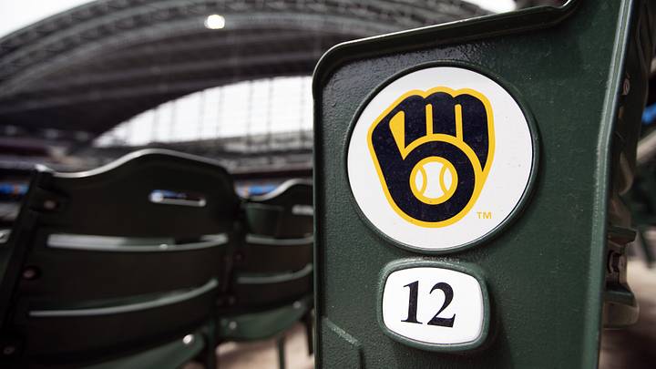 Jun 15, 2025; Milwaukee, Wisconsin, USA; General view of the Milwaukee Brewers logo on seating within American Family Field prior to the game against the St. Louis Cardinals. Mandatory Credit: Jeff Hanisch-Imagn Images Jun 15, 2025; Milwaukee, Wisconsin, USA; General view of the Milwaukee Brewers logo on seating within American Family Field prior to the game against the St. Louis Cardinals. Mandatory Credit: Jeff Hanisch-Imagn Images