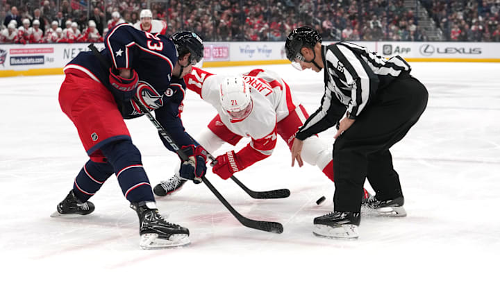 Detroit Red Wings v Columbus Blue Jackets