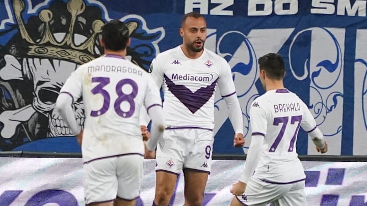 Arthur Cabral marcou em goleada da Fiorentina