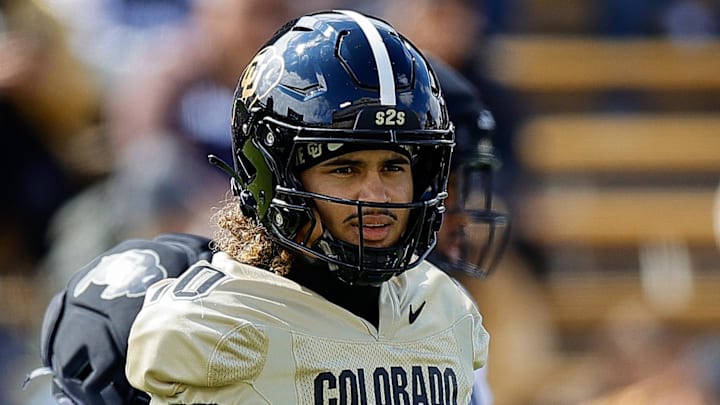 Apr 19, 2025; Boulder, CO, USA; Colorado Buffaloes quarterback Julian Lewis (10) during the spring game at Folsom Field.