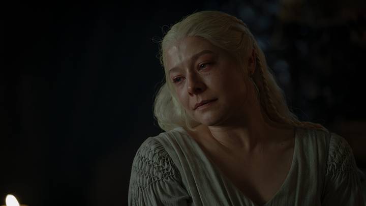 Emma D’Arcy as Rhaenyra Targaryen in House of the Dragon season 3 episode 7. Photograph by Ollie Upton/HBO. Emma D’Arcy as Rhaenyra Targaryen in House of the Dragon season 3 episode 7. Photograph by Ollie Upton/HBO.