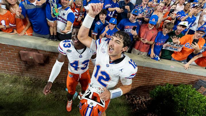 Florida Gators quarterback Aaron Philo is 3-0 as the team's starting quarterback after Saturday's win over Auburn. Florida Gators quarterback Aaron Philo is 3-0 as the team's starting quarterback after Saturday's win over Auburn.