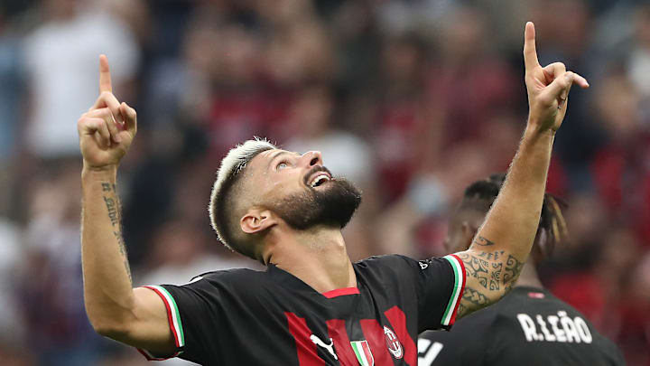Olivier Giroud une nouvelle fois buteur avec Milan
