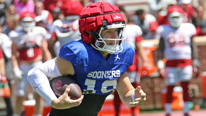 Oklahoma quarterback John Mateer