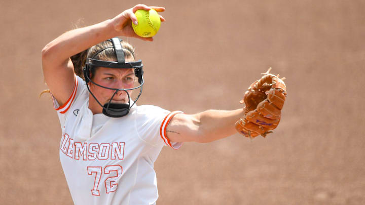 Former Clemson softball star Valerie Cagle holds nine program records in the circle.