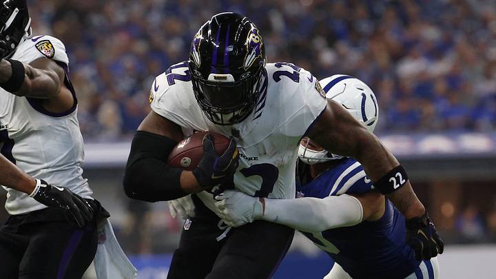 Derrick Henry scored three times for the Ravens in Week 1. Derrick Henry scored three times for the Ravens in Week 1.