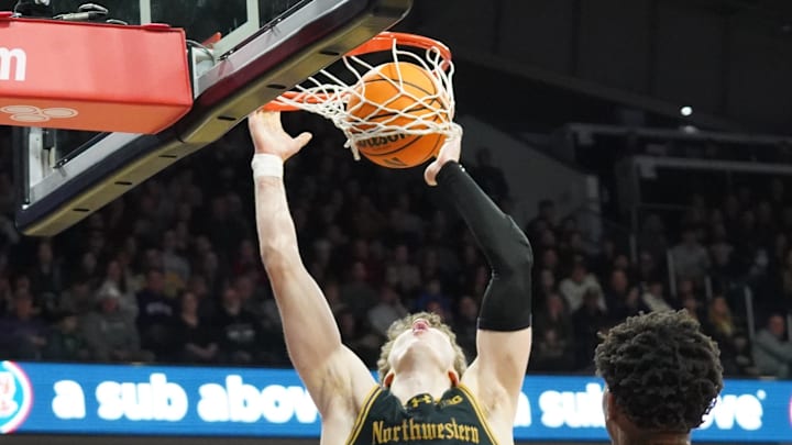 Northwestern Wildcats forward Nick Martinelli 