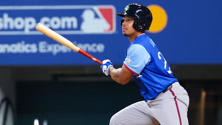 Atlanta Braves prospect Drake Baldwin received high recognition for his rock-solid Triple-A performance. Mandatory Credit: Kevin Jairaj-Imagn Images