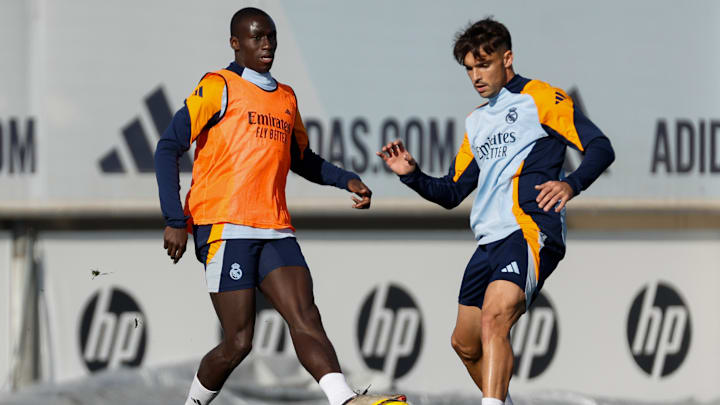 Ferland Mendy, Raul Asencio, Real Madrid Training Session