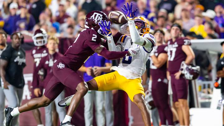 Barion Brown 6, LSU Tigers take on the Texas A&M Aggies. October 25, 2025; Baton Rouge, Louisiana, USA; at Tiger Stadium. Saturday, Oct. 25, 2025. Barion Brown 6, LSU Tigers take on the Texas A&M Aggies. October 25, 2025; Baton Rouge, Louisiana, USA; at Tiger Stadium. Saturday, Oct. 25, 2025.