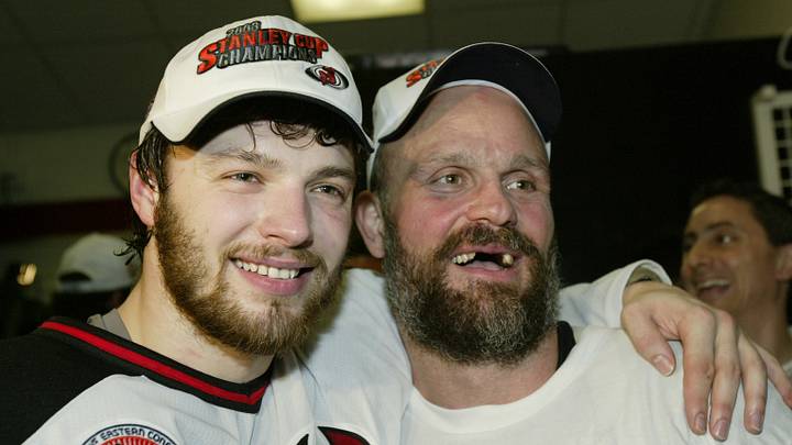 New Jersey Devils celebrate the Stanley Cup New Jersey Devils celebrate the Stanley Cup